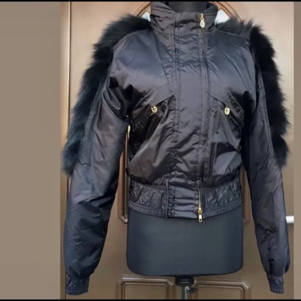Limited edition Gucci jacket with real rabbit fur